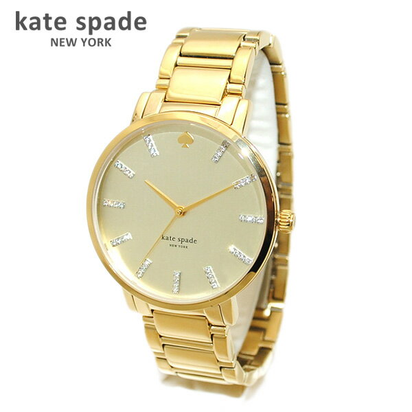 楽天タイムクラブ セレクトkate spade （ケイトスペード） 時計 腕時計 1YRU0096 ゴールド Crystalmarkers Gramercy ブレス レディース 【送料無料（※北海道・沖縄は配送不可）】