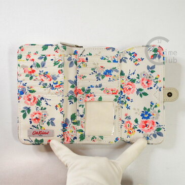 Cath Kidston(キャスキッドソン) 長財布 小銭入れ付き Folded Trimmed Wallet フォールド トリム ウォレット 481373 481342 花柄 ドット柄 レディース