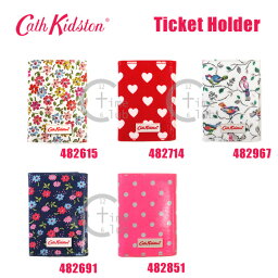 キャスキッドソン 定期入れ・パスケース レディース Cath Kidston(キャスキッドソン) チケットホルダー Ticket Holder カードケース 482615 482691 482714 482851 482967 花柄 ハート ドット 鳥 レディース