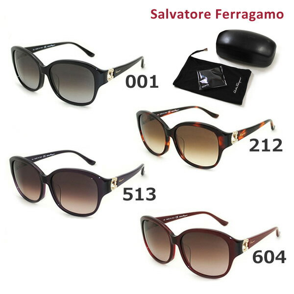 フェラガモ 【国内正規品】 Salvatore Ferragamo サルヴァトーレ フェラガモ SF741SRA 001 212 513 604 サングラス レディース アジアンフィット UVカット 【送料無料（※北海道・沖縄は配送不可）】