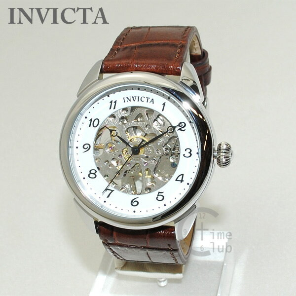 インビクタ 腕時計 INVICTA 時計 17187 Specialty ブラウン/シルバー/ホワイト メンズ レザー インヴィクタ 【送料無料（※北海道・沖縄は配送不可）】