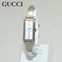 付属品なし GUCCI（グッチ） 時計 腕時計 YA109503 シルバー/ホワイト レディース バングル 【送料無料（※北海道・沖縄は配送不可）】