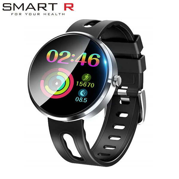 【国内正規品】 SMART R スマートウォッチ DM78J ブラック メンズ レディース 腕時計 スマートR 【送料無料（※北海道・沖縄は配送不可）】