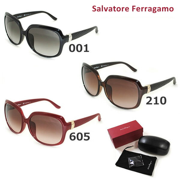 在庫処分【国内正規品】 Salvatore Ferragamo サルヴァトーレ フェラガモ SF739SA 001 210 605 サングラス アジアンフィット レディース UVカット 【送料無料（※北海道・沖縄は配送不可）】