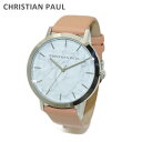 CHRISTIAN PAUL クリスチャンポール 時計 腕時計 MR-04 MARBLE COLLECTION 43mm レザー レディース 