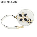 マイケルコース 財布 レディース MICHAEL KORS 32H6GFAP1T 085 小銭入れ コインケース OPTIC WHITE マイケル コース COIN PURSE レザー 【送料無料（※北海道 沖縄は配送不可）】