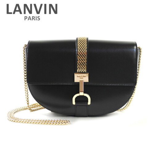LANVIN PARIS (ランバン パリス) Lien Shoulder Bag ショルダーバッグ LW-BGRO00-VANE-E17 10 ブラック レディース バッグ 【送料無料(※北海道・沖縄は配送不可)】 LANVIN PARIS (ランバン パリス) Lien Shoulder Bag ショルダーバッグ LW-BGRO00-VANE-E17 10 ブラック レディース バッグ 【送料無料(※北海道・沖縄は配送不可)】