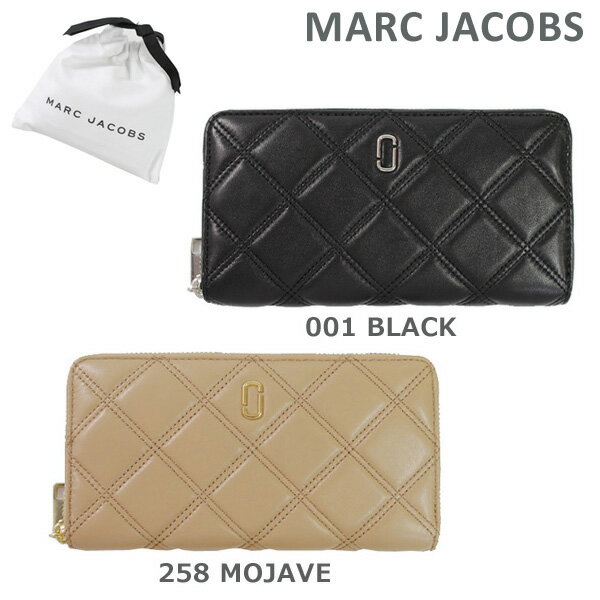 マークジェイコブス 財布（レディース） MARC JACOBS （マークジェイコブス） 財布 長財布 M0012085 001 BLACK 258 MOJAVE ラウンドファスナー レザー レディース 【送料無料（※北海道・沖縄は配送不可）】