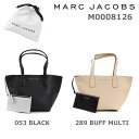 マークジェイコブス トートバッグ MARC JACOBS （マークジェイコブス） トートバッグ M0008126 053 BLACK 289 BUFF MULTI ポーチ付き レディース 【送料無料（※北海道・沖縄は配送不可）】