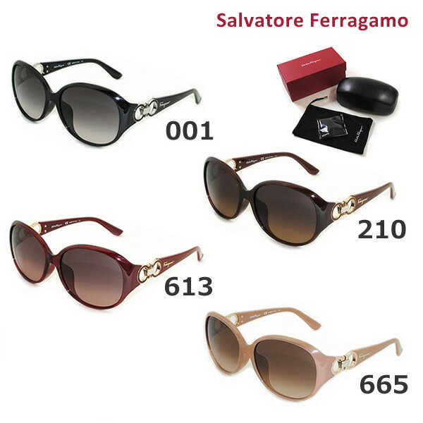 【国内正規品】 Salvatore Ferragamo サルヴァトーレ フェラガモ SF896SRA 001 210 613 665 サングラス アジアンフィット レディース UVカット [18] 【送料無料（※北海道・沖縄は配送不可）】