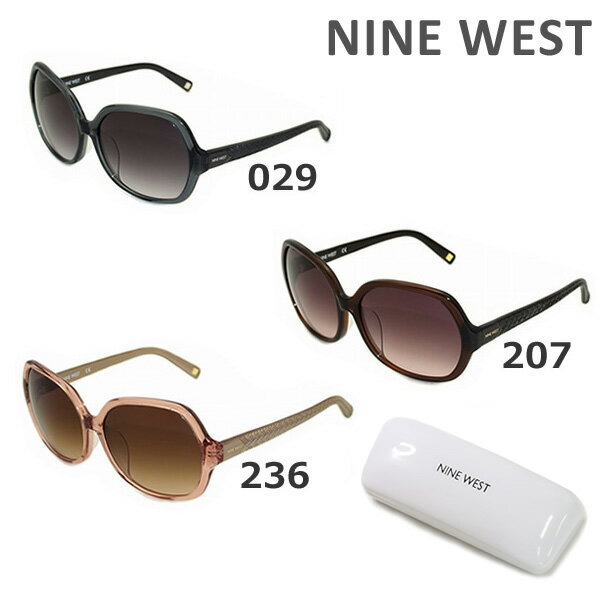 在庫処分【国内正規品】 NINE WEST ナインウエスト サングラス NW598SAF 029 207 236 レディース UVカット アジアンフィット ブランド