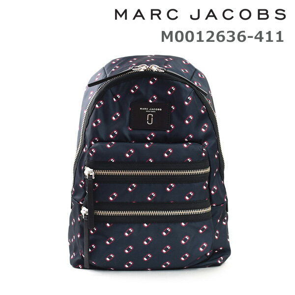 マークジェイコブス バッグ（レディース） MARC JACOBS マークジェイコブス リュック M0012636-411 NAVY MULTI バックパック バッグ レディース 【送料無料（※北海道・沖縄は配送不可）】