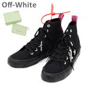 在庫処分 オフホワイト スニーカー メンズ ブラック/ホワイト MID TOP SNEAKER OMIA119 S19 C210341001 靴 シューズ Off-White 【送料無料（※北海道 沖縄は配送不可）】