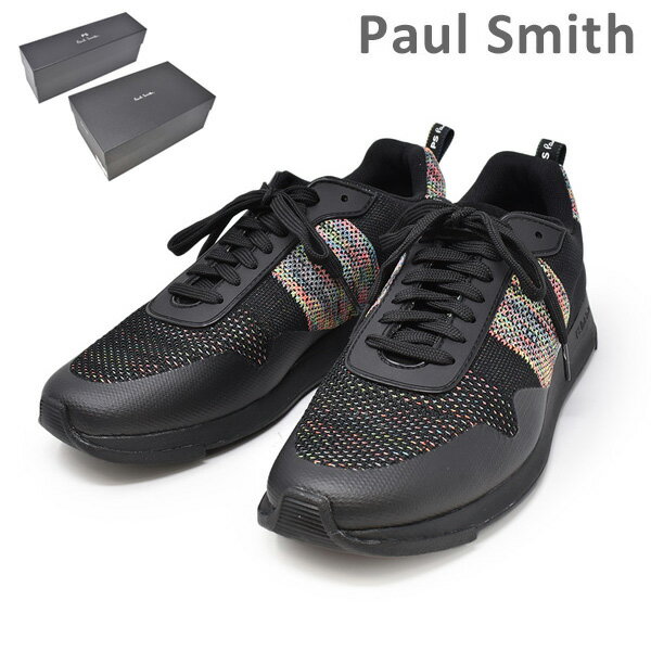 ポールスミス 靴 M2S RAP18 ANYL RAPPID BLACK REFメンズ メッシュ スニーカー PAUL SMITH SHOE 【送料無料（※北海道・沖縄は配送不可）】