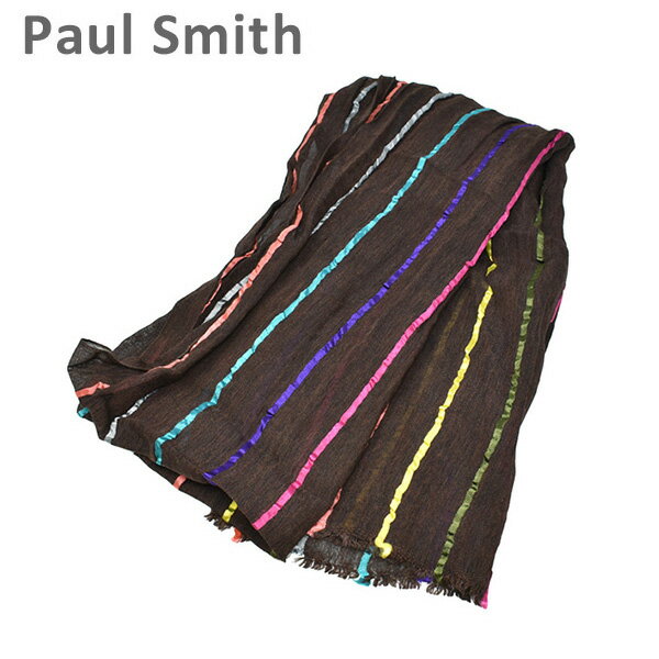 ポールスミス マフラー（メンズ） ポールスミス スカーフ M2A 668E AS63 66 BRIGHT STRP ストライプ メンズ Paul Smith ストール マフラー 【送料無料（※北海道・沖縄は配送不可）】