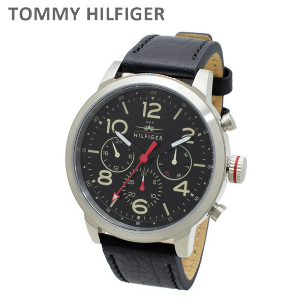 トミーヒルフィガー トミーヒルフィガー 腕時計 1791232 レザー ネイビー/シルバー メンズ TOMMY HILFIGER 【送料無料（※北海道・沖縄は配送不可）】