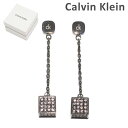 カルバンクライン ピアス KJ9CVE140200 ガンメタル/クリア レディース アクセサリー Calvin Klein 【送料無料（※北海道・沖縄は配送不可）】