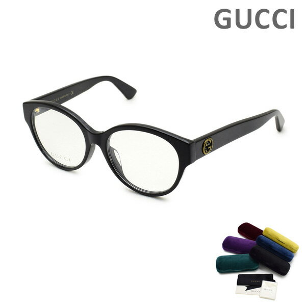 グッチ メガネ 眼鏡 フレーム のみ GG0099OA-001 ブラック アジアンフィット レディース GUCCI 【送料無料（※北海道・沖縄は配送不可）】