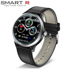 【国内正規品】 SMART R スマートウォッチ NY08 BK ブラック メンズ レディース 腕時計 スマートR【送料無料（※北海道・沖縄は1,000円）】