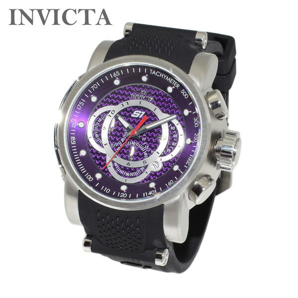 インビクタ 腕時計 INVICTA 時計 90156 S1 Rally ラリー クロノグラフ シルバー/ブラック ラバー メンズ インヴィクタ 【送料無料(※北海道・沖縄は配送不可)】