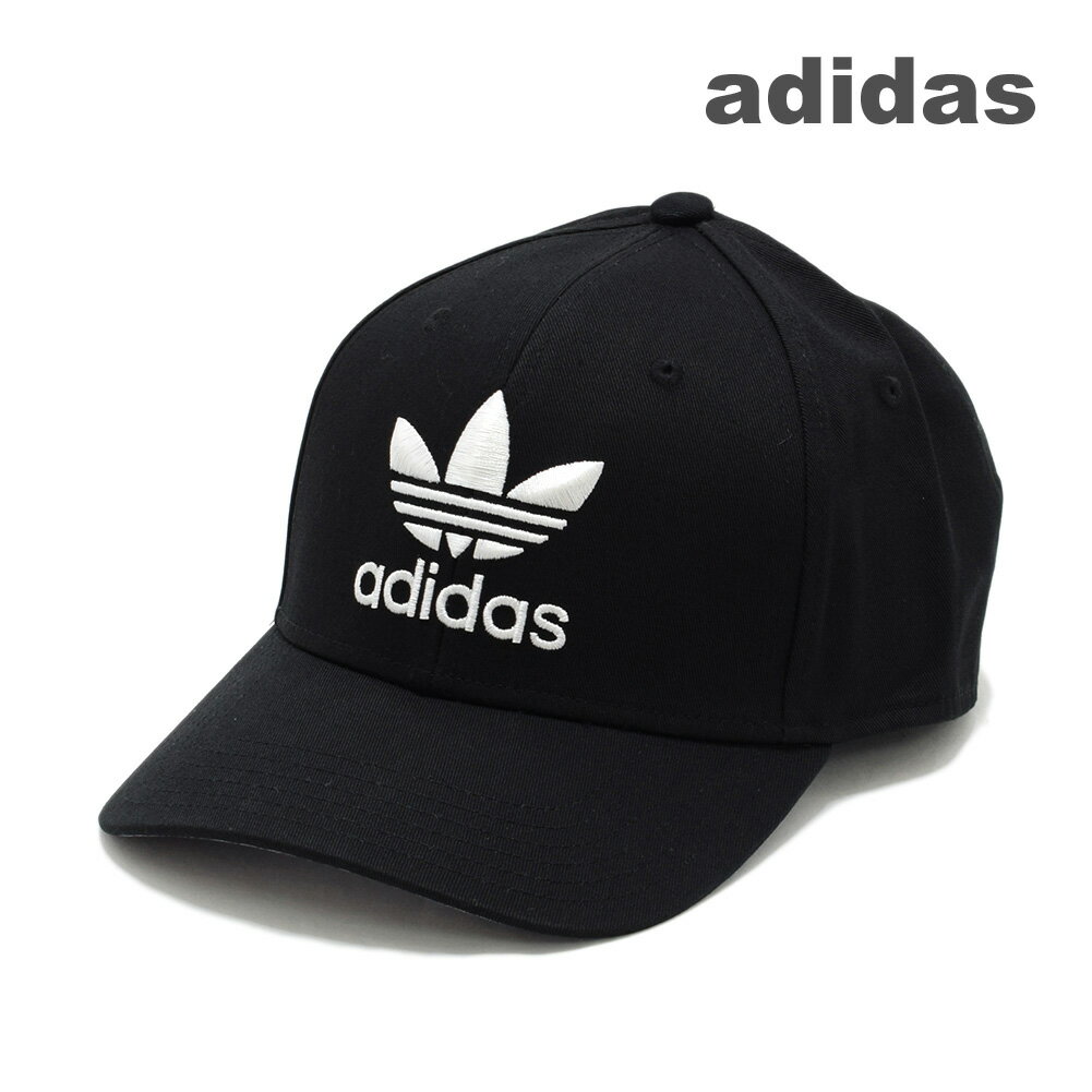 アディダス 帽子 メンズ キャップ CL5201 ブラック/ホワイト adidas Men's Originals Icon Precurve Snapback【送料無料（※北海道・沖縄は配送不可）】