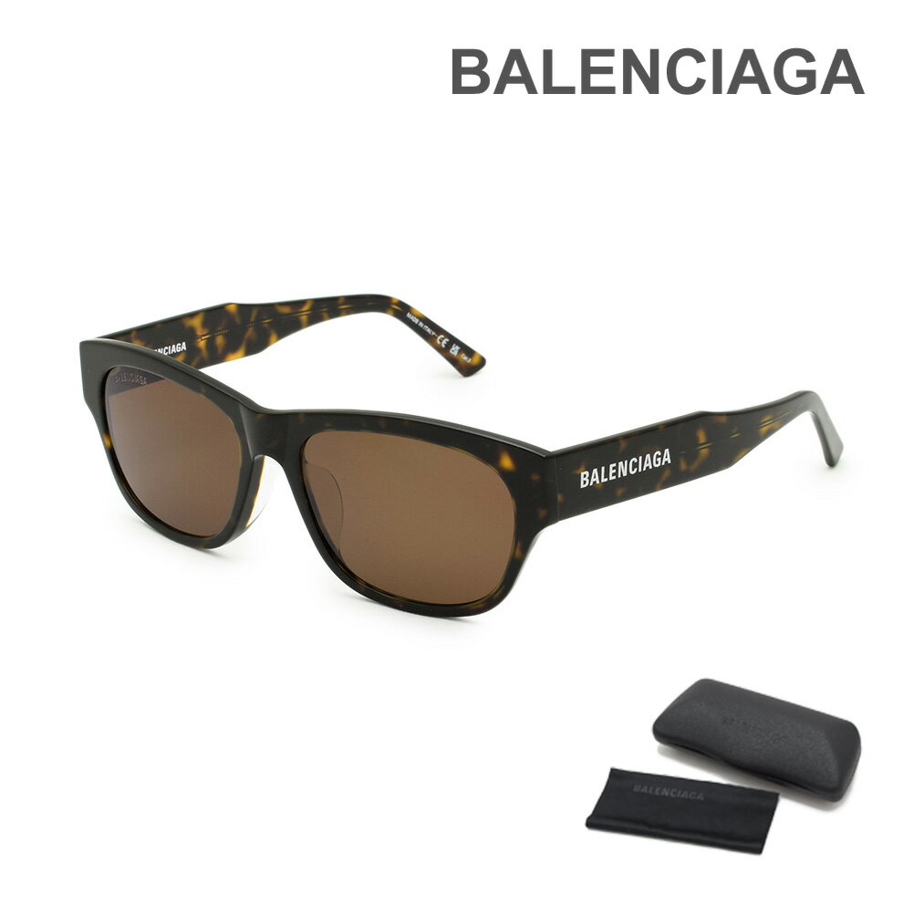 バレンシアガ サングラス BB0164S 002 ハバナ スマート メンズ BALENCIAGA