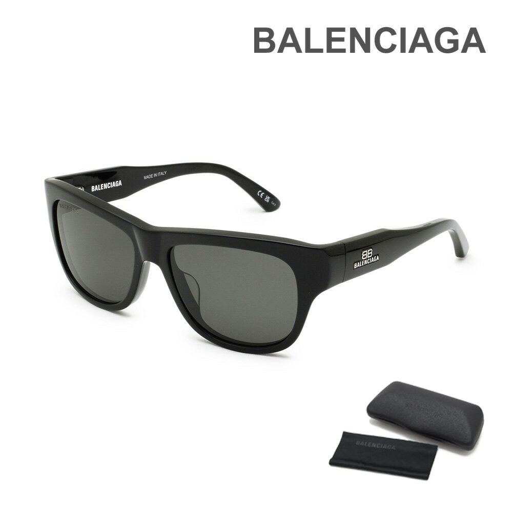 バレンシアガ サングラス BB0211S 001 ブラック スマート メンズ BALENCIAGA