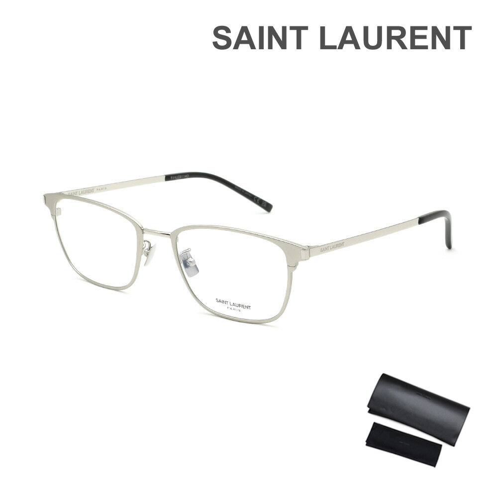 サンローラン メガネ 眼鏡 フレーム のみ SL 585 003 シルバー ノーズパッド メンズ レディース ユニセックス SAINT LAURENT