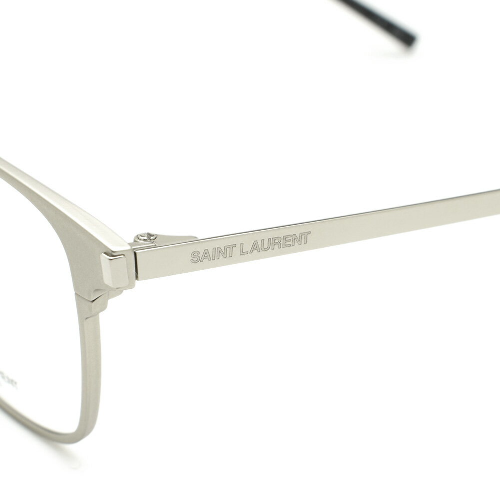 サンローラン メガネ 眼鏡 フレーム のみ SL 585 003 シルバー ノーズパッド メンズ レディース ユニセックス SAINT LAURENT【送料無料（※北海道・沖縄は配送不可）】 3