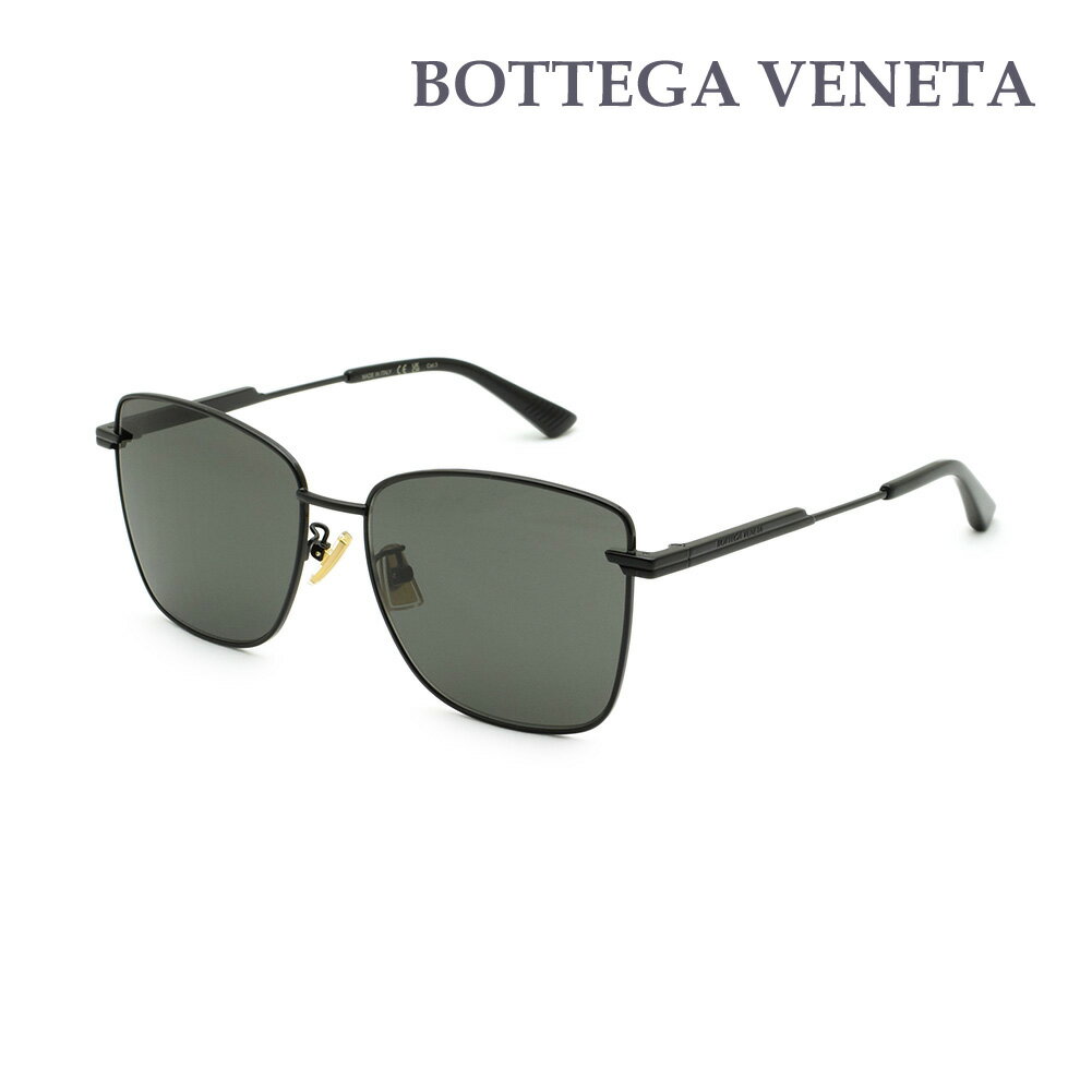 【国内正規品】ボッテガヴェネタ サングラス BV1237S-001 ノーズパッド レディース UVカット BOTTEGA VENETA【送料無料（※北海道・沖縄は配送不可）】