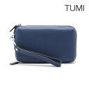 TUMI クラッチバッグ 1903294NVY MONACO SLG 117281-1596 ネイビー TRIPLE ZIP CLUTCH トゥミ メンズ【送料無料（※北海道・沖縄は配送不可）】