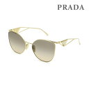 プラダ サングラス PR50ZS ZVN3D0 59 ペールゴールド/ブラウン ノーズパッド レディース UVカット PRADA【送料無料（※北海道・沖縄は配送不可）】