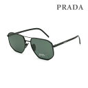 プラダ サングラス PR59YS 1AB728 57 ブラック/グリーン ノーズパッド メンズ UVカット PRADA