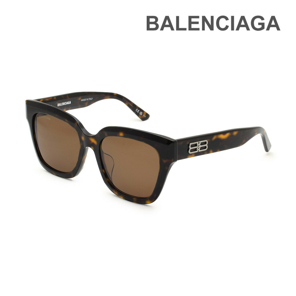 【国内正規品】バレンシアガ サングラス BB0237SA 002 ハバナ アジアンフィット レディース BALENCIAGA【送料無料(※北海道・沖縄は配送不可)】