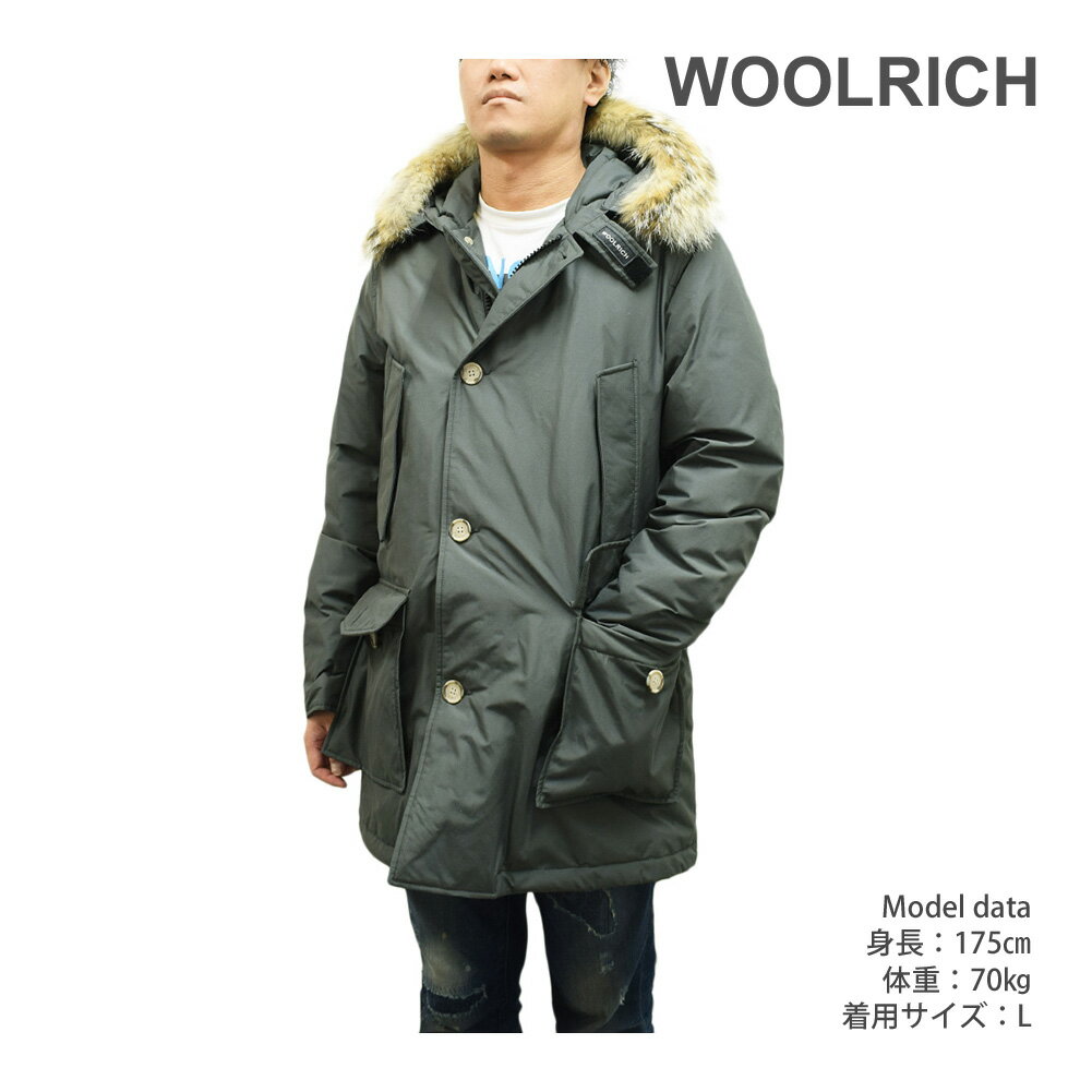 ウールリッチ ダウン ARCTIC DETACHABLE FUR PARKA グレーシャドー メンズ CFWOOU0482MRUT0001-GSH WOOLRICH【送料無料（※北海道・沖縄は配送不可）】