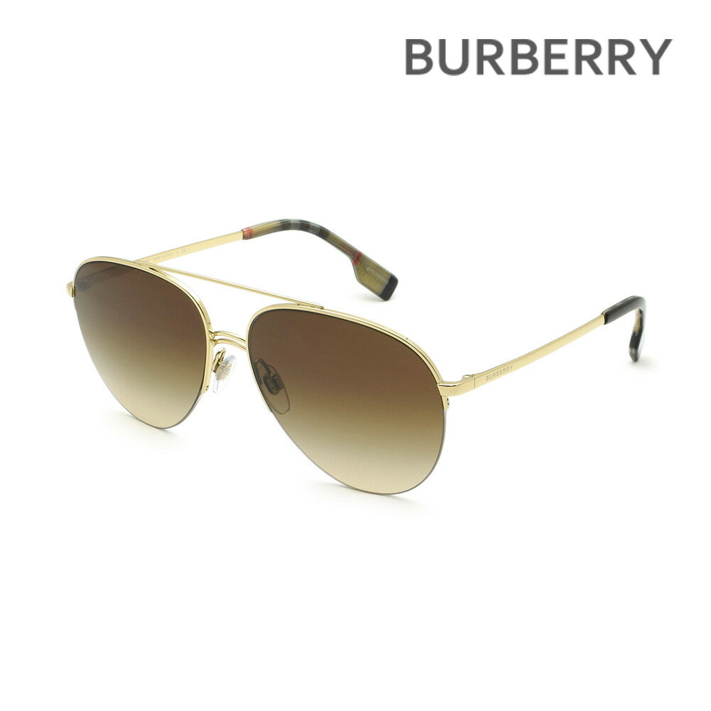 バーバリー バーバリー サングラス BE3113 132513 59 ノーズパッド レディース BURBERRY UVカット B 3113 1325/13 FERRY【送料無料（※北海道・沖縄は配送不可）】