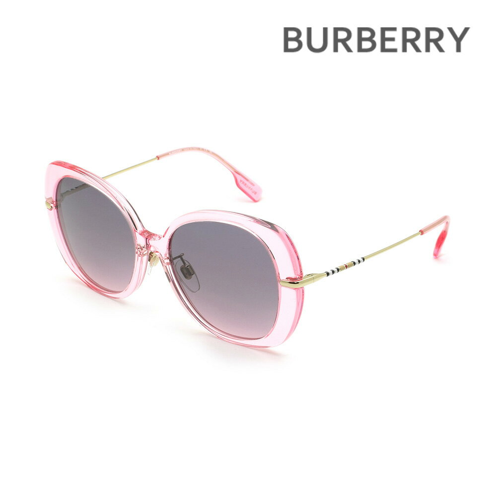 バーバリー サングラス BE4374F 40245M 55 ノーズパッド レディース BURBERRY UVカット B 4374-F 4024/5M EUGENIE【送料無料(※北海道・沖縄は配送不可)】