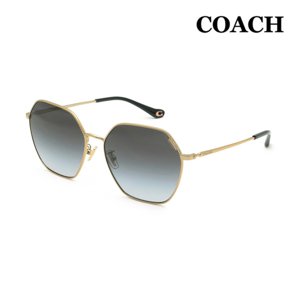 コーチ サングラス（レディース） コーチ サングラス レディース HC7132 93318G 58 ノーズパッド 0HC7132 C7998 COACH【送料無料（※北海道・沖縄は配送不可）】