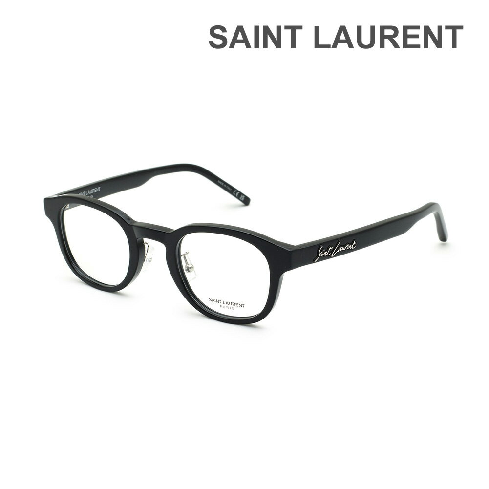 サンローラン メガネ メンズ サンローラン メガネ 眼鏡 フレーム のみ SL 630/J 001 ブラック ノーズパッド メンズ レディース ユニセックス SAINT LAURENT【送料無料（※北海道・沖縄は配送不可）】