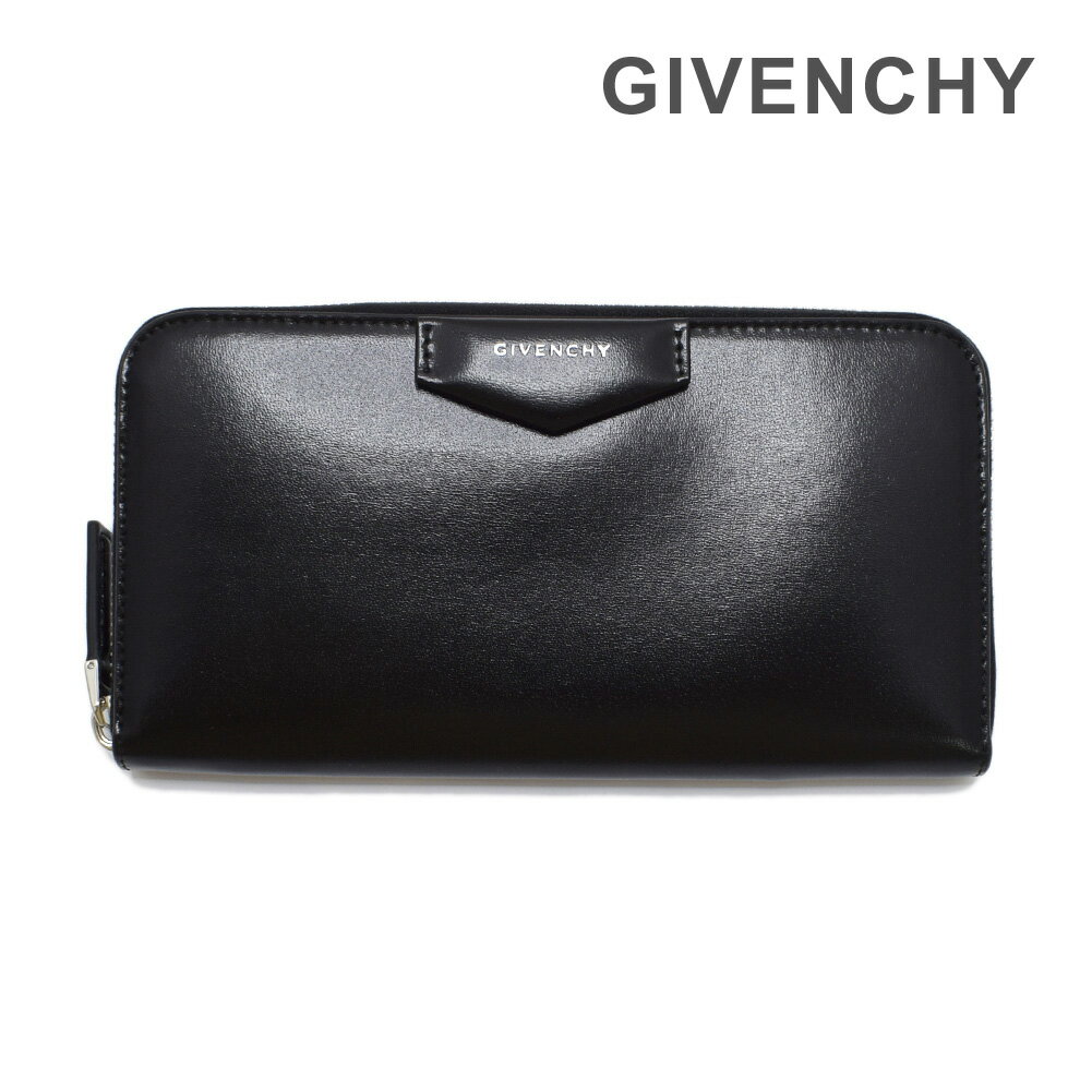 ジバンシィ 長財布 BB60KDB00D-001 ブラック GIVENCHY ANT ZIPPED WALLET ラウンドファスナー メンズ レディース【送料無料（※北海道・沖縄は配送不可）】