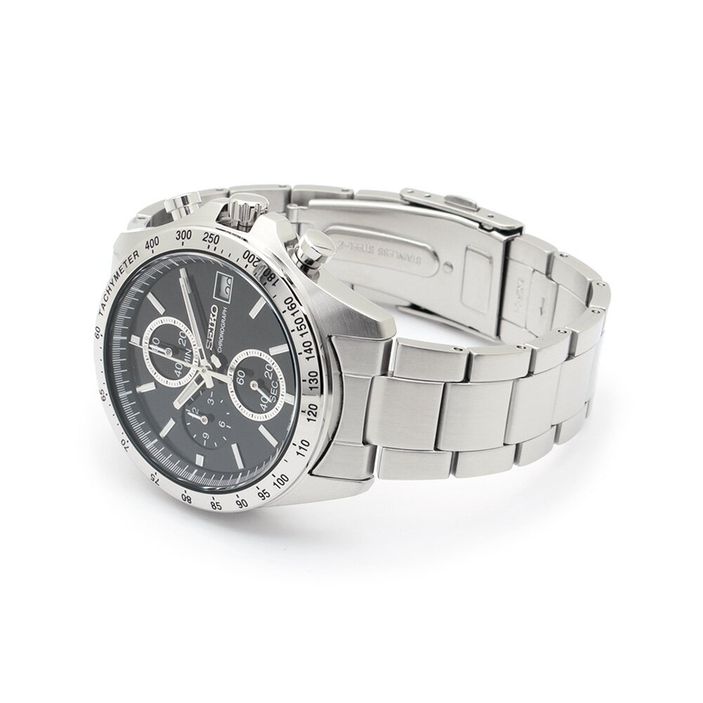 【国内正規品】SEIKO セイコー SBTR005 ブラック/シルバー SPIRIT スピリット セイコーセレクション 腕時計 メンズ【送料無料（※北海道・沖縄は配送不可）】