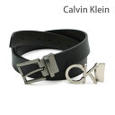 カルバンクライン ベルト Calvin Klein 11CK020022 BLK/BRN メンズ ブラック/ブラウン レザー リバーシブル【送料無料（※北海道・沖縄は配送不可）】