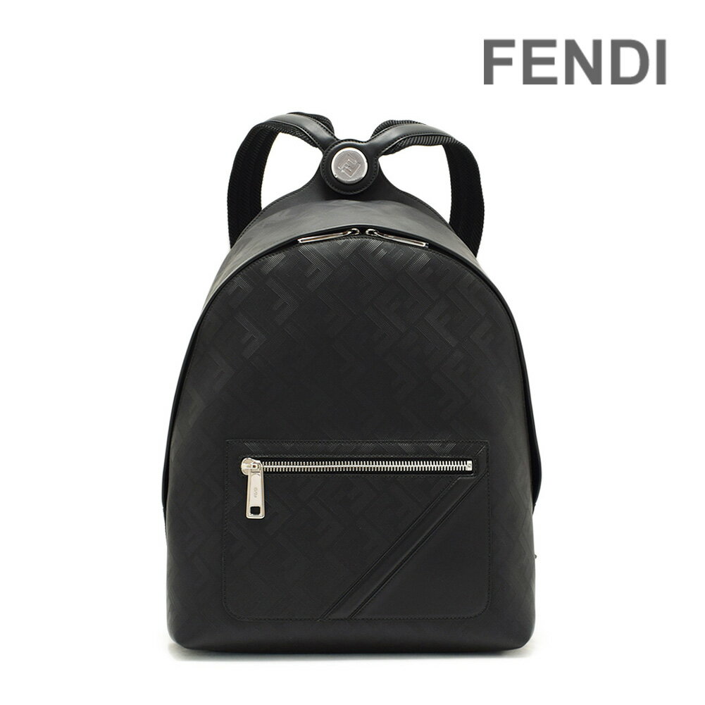 フェンディ バックパック 7VZ076-APDO-F0GXN ブラック メンズ リュック FENDI FF【送料無料（※北海道・沖縄は配送不可）】