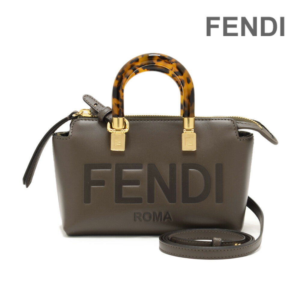 ハンドバッグ フェンディ ハンドバッグ 8BS067-ABVL-F1JCN ブラウン レディース ショルダーバッグ FENDI FF【送料無料（※北海道・沖縄は配送不可）】