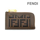 フェンディ カードケース 8M0489-ADYM-F13VK ブラウン メンズ レディース ウォレット FENDI CARD CASE POUCH【送料無料（※北海道・沖縄は配送不可）】