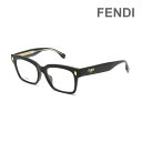 FENDI フェンディ メガネ フレーム FF 0453/F 807 52 ブラック アジアンフィット レディース【送料無料（※北海道・沖縄は配送不可）】