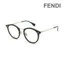 FENDI フェンディ メガネ フレーム FF M0050 6LB 48 ブラック ノーズパッド メンズ レディース【送料無料（※北海道・沖縄は配送不可）】