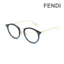 FENDI フェンディ メガネ フレーム FF M0050 J5G 48 クリアブルー ノーズパッド メンズ レディース【送料無料（※北海道・沖縄は配送不可）】