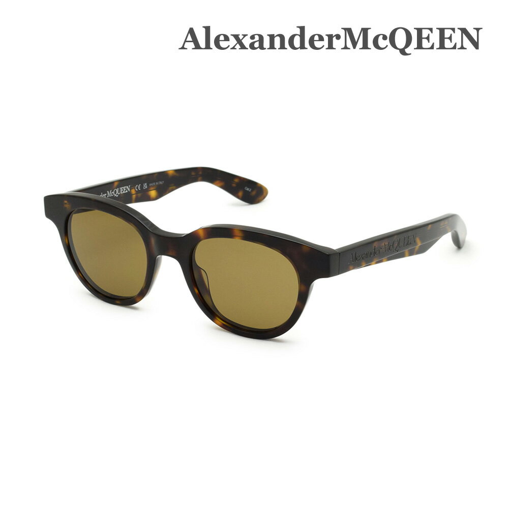 【国内正規品】 アレキサンダーマックイーン サングラス AM0383S-003 48 スマート メンズ レディース ユニセックス Alexander McQueen 【送料無料(※北海道・沖縄は配送不可)】
