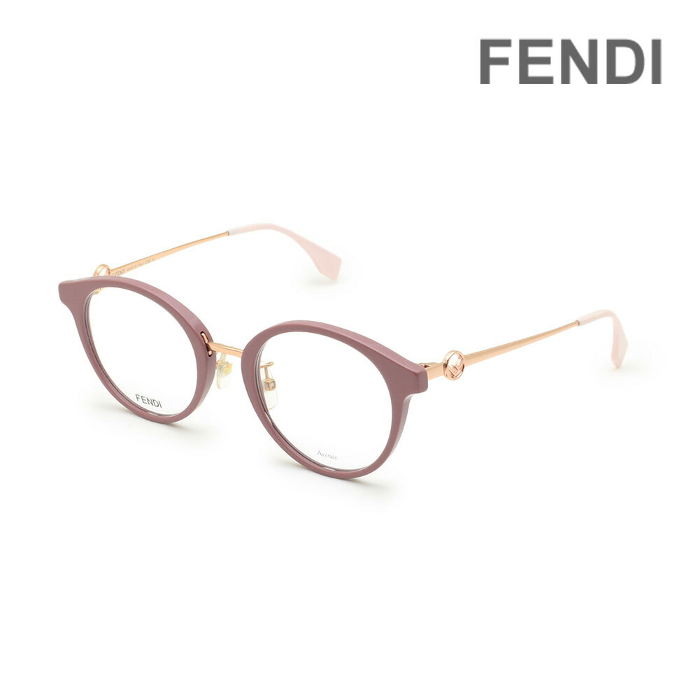 FENDI フェンディ メガネ フレーム FF 0314/F 35J 49 ピンク ノーズパッド レディース【送料無料(※北海道・沖縄は配送不可)】